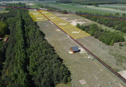 Urokliwa działka 1 km od plaży nad rzeką wkrą