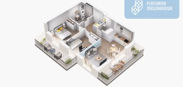 Promocja !!! | 2 balkony - 21m2 | deweloper
