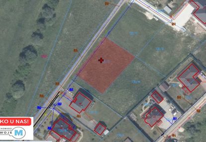 Działka budowlana z mediami wiśniowa, kostomłoty i