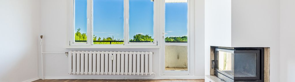 Ciche i przestronne z kominkiem | widok na zieleń