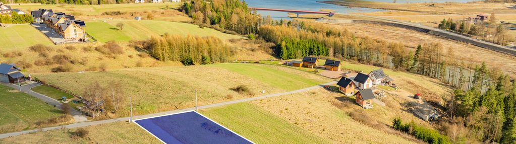 Widokowa działka budowlana – szlembark 1725 m²