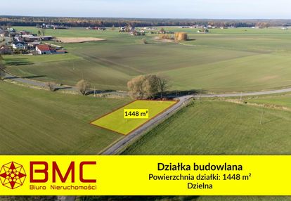 Działka budowlana dzielna 1448m2