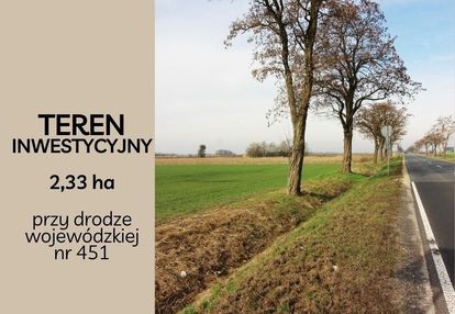 Teren inwestycyjny w namysłowie o pow. 2,33 ha.