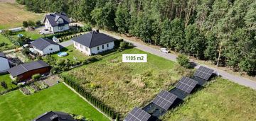 Działka, nowe iganie, ul. prądzyńskiego, 1105m2