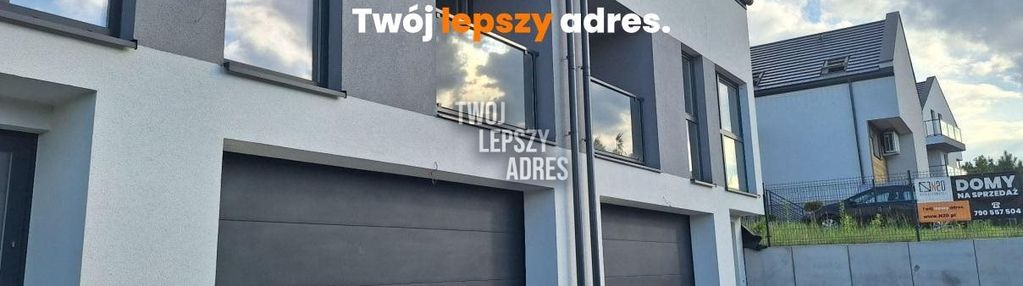 Dom 166m2 w zabudowie bliźniaczej z dużym garażem
