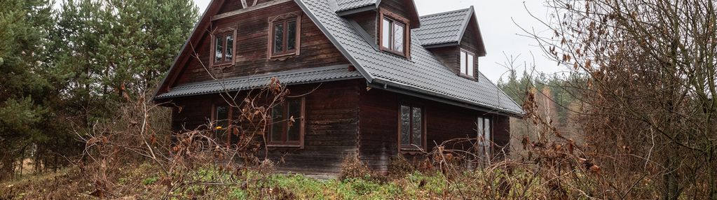 Duża działka z domem i stawem - zalew siemianówka