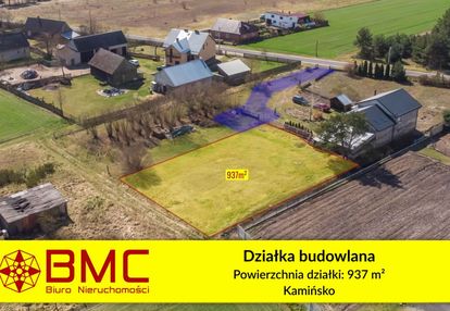 Działka budowlana kamińsko 937m2