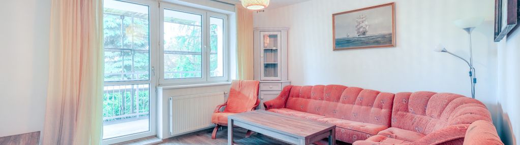 Przytulne, 2-pokojowe mieszkanie z dużym balkonem