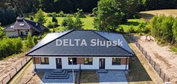 ⭐ nowy parterowy dom pod słupskiem | ogród, taras