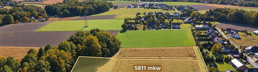 Mazańcowice – działka 5811 m² dla dewelopera