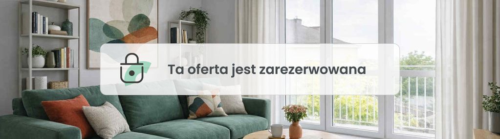 Jasne dwa pokoje z balkonem