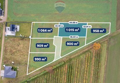 Działka budowlana 1015 m², idealna pod dom!