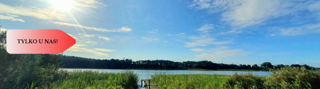 Linia brzegowa jeziora! własny pomost!