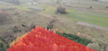 Działka 3661 m2, jedle, gm. łopuszno