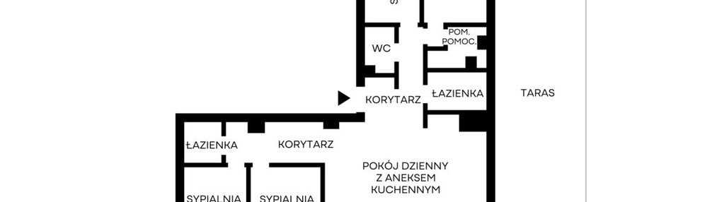 Trójstronne | sufit 2,8 | taras 56m | 2 msc w hali