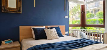 3 pokoje 82 m2 z ogrodem 136 m2, warszawa mokotów