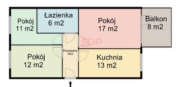 Dwustronne| 68m2 | 3 duże osobne pokoje