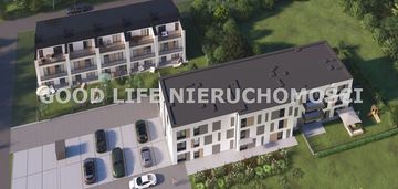 Nowe mieszkania z ogródkiem 42,57 m2, wilkowyja