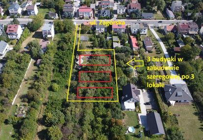 Działka około 1726 m2, z wz na 9 segmentów