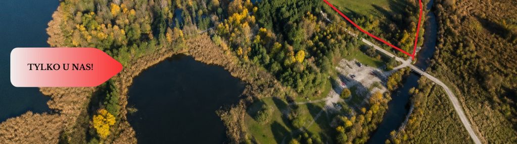 Działka na wzgórzu przy rzece i jeziorach