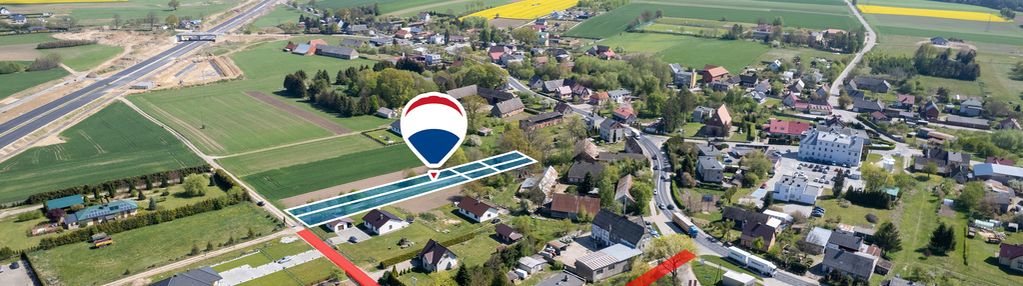 Działka 2450 m² | media | malechowo