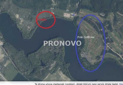 Działka 1420m2 nad jeziorem, pole golfowe choszczn