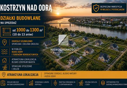 Kostrzyn, os. szumiłowo działki budowlane 10–13 ar