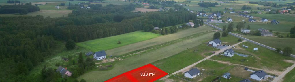 Działka budowlana 801m lubichowo spokojne osiedle