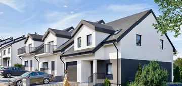 Nowoczesny dom z ogródkiem, w otulinie lasu