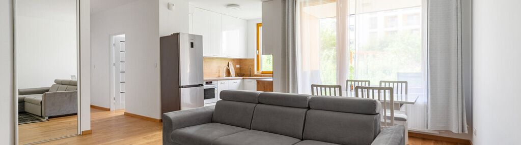 Apartament 3 pokojowy z ogródkiem i garażem