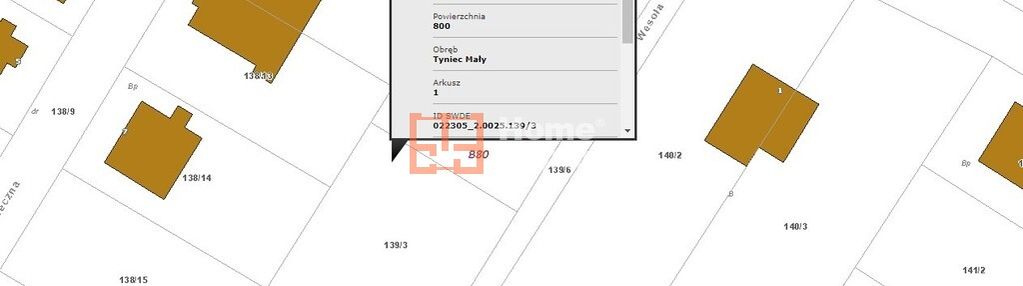 Działka budowlana tyniec mały