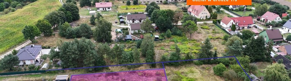Działka z drogą | budowlana | media 50 m