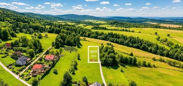 Działka z malowniczym widokiem