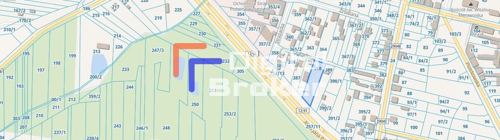Tuszyn-działka 1900m2