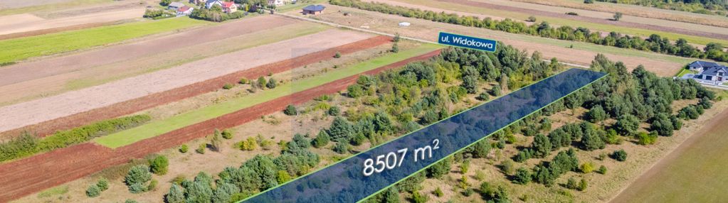 Duża działka budowlana przymiłowice 8507 m2
