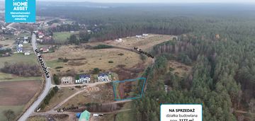 Działka budowlana 2177 m²  – domatówko, gm. puck