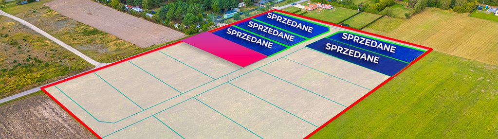 Zarzęcin 1066 m² – 600 m od zalewu, media, asfalt