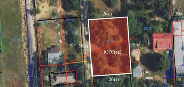 Działka budowlana 1007m2, nowe grochale