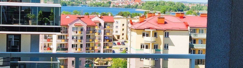 Apartament dwupokojopwy, ełk, widok na jezioro