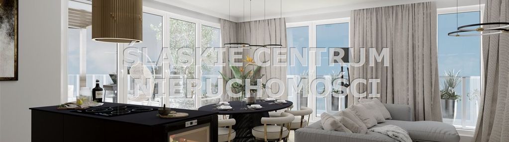 Unikalny apartament z tarasem katowice szybowcowa