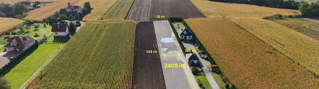 Działka 24 ar z rozpoczętą budową domu | hebdów