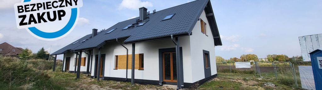 Dom bliźniak, ogród 130m2 - narożny