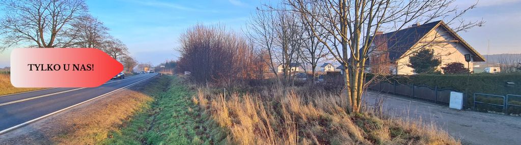 Działka budowlana przy drodze krajowej nr 20!!