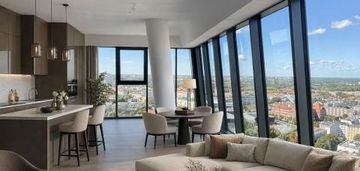 85m2 apartament 21 piętro, miejsce post. hanza tower