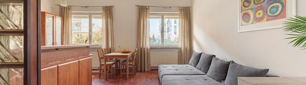 Przestronne | wysokie 3,1m | 2 pokoje | metro | las
