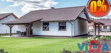 Parterowy dom w zabudowie bliźniaczej - 89 m2