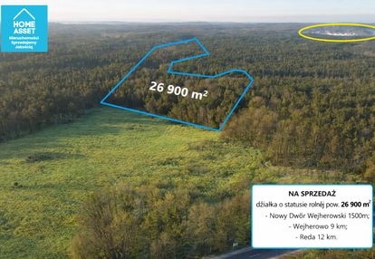 Działka rolna z lasem 2,69 ha | bieszkowice