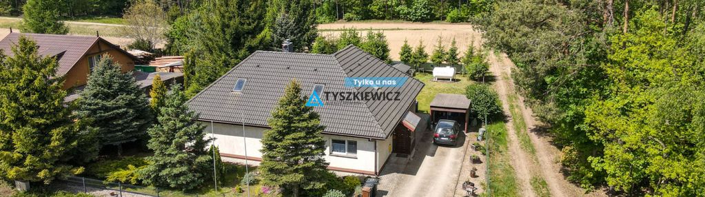 Parterowy dom w zblewie w super okolicy