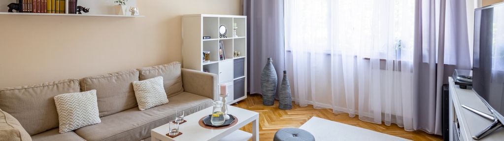 Przestronne mieszkanie/balkon