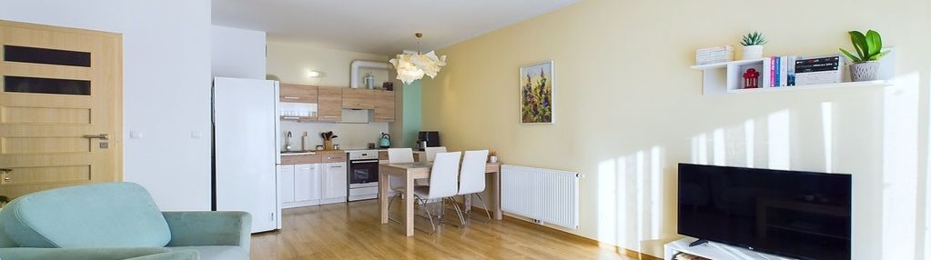 2 pokoje, ogród, marcelin, 50 m2, do wprowadzenia